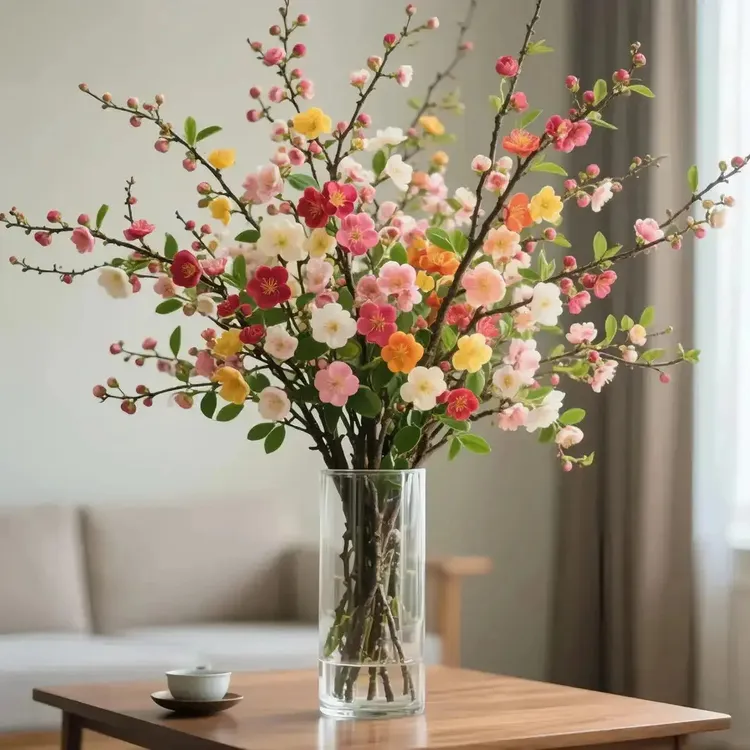 【冬季开花】遇水开花鲜枝浓香型水培梅花枝带花苞室内绿植耐寒花卉