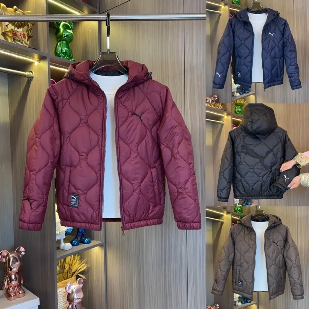 冬季新款连帽刺绣多色百搭薄棉棉衣休闲外套9902