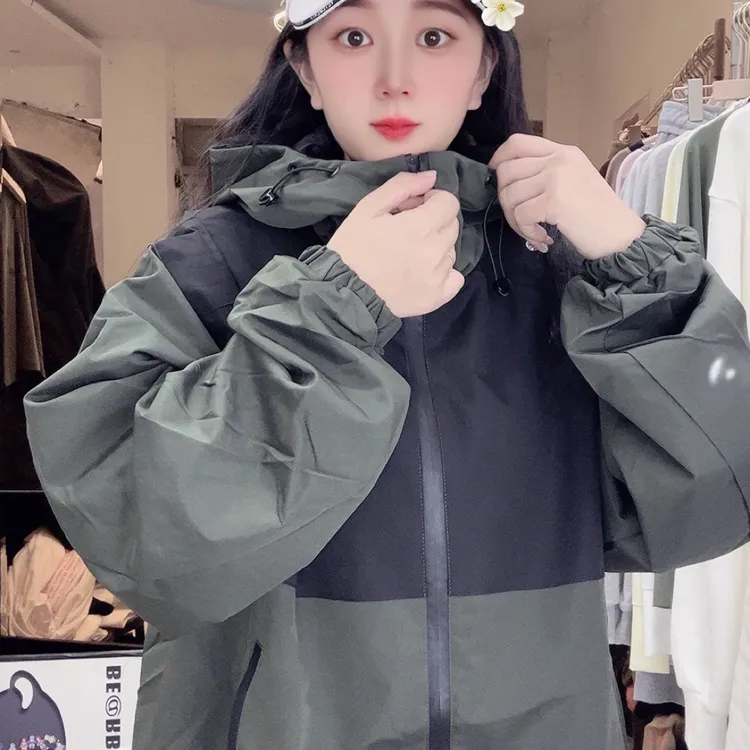 冲锋衣防风防水男女同款加绒加里衬