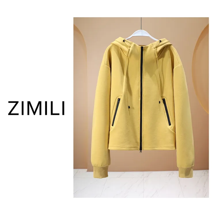 【亮哥欧货女装】冬季热暖绒加厚《暖阳黄》挺括有型外套260136