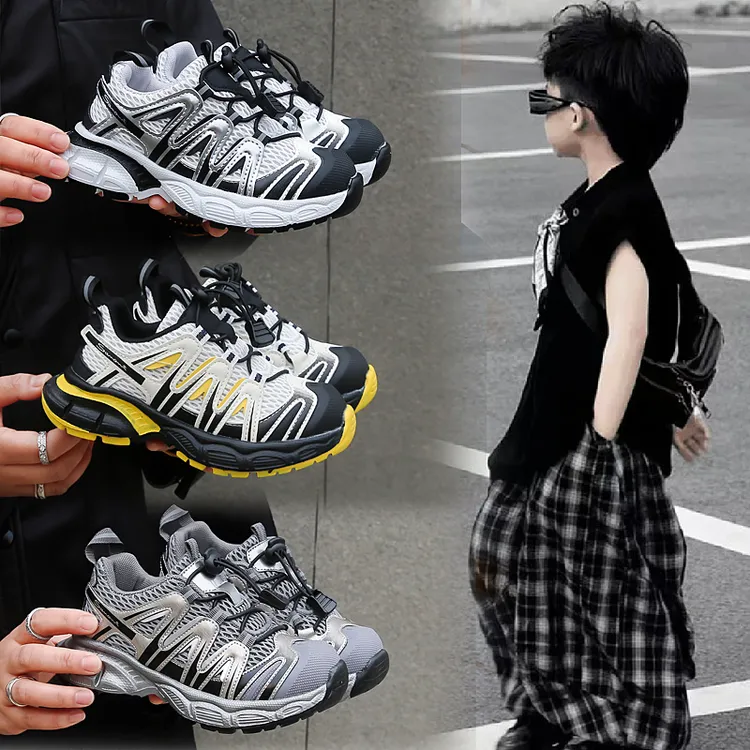 【大掌柜专属】2026春季新款儿童老爹鞋减震耐磨防滑透气韩版老爹鞋商品图