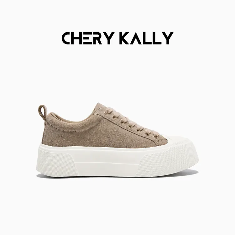 cherykally时尚厚底休闲鞋百搭小众鞋子女士流行款鞋子963XB5793