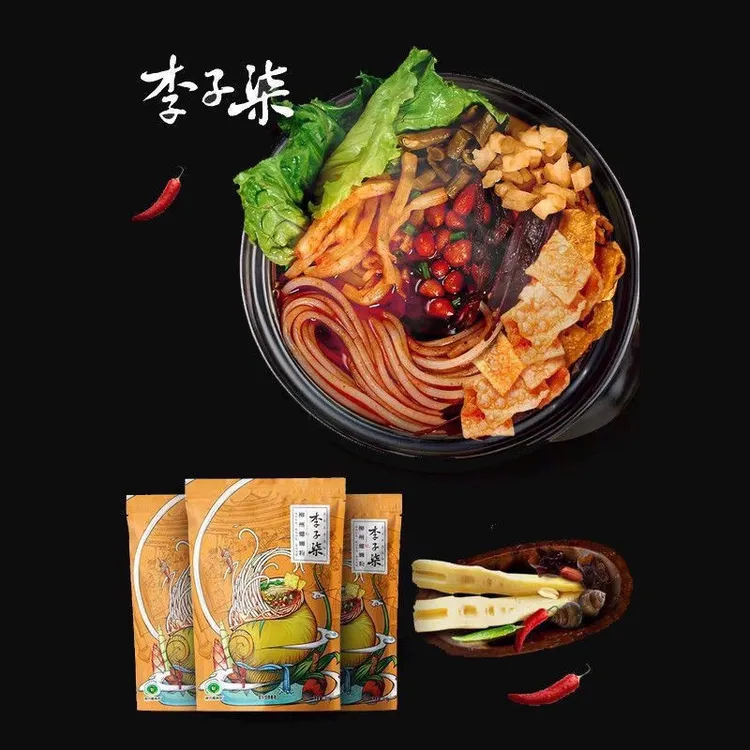 李子柒螺蛳粉广西柳州正宗螺狮粉方便速食网红食品道歉米线螺丝粉