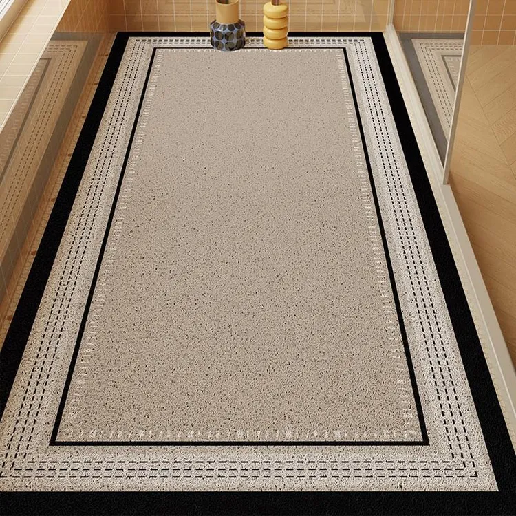 浴室丝圈满铺丝圈淋浴房防滑地垫浴室卫生间地毯家用浴缸防摔脚垫