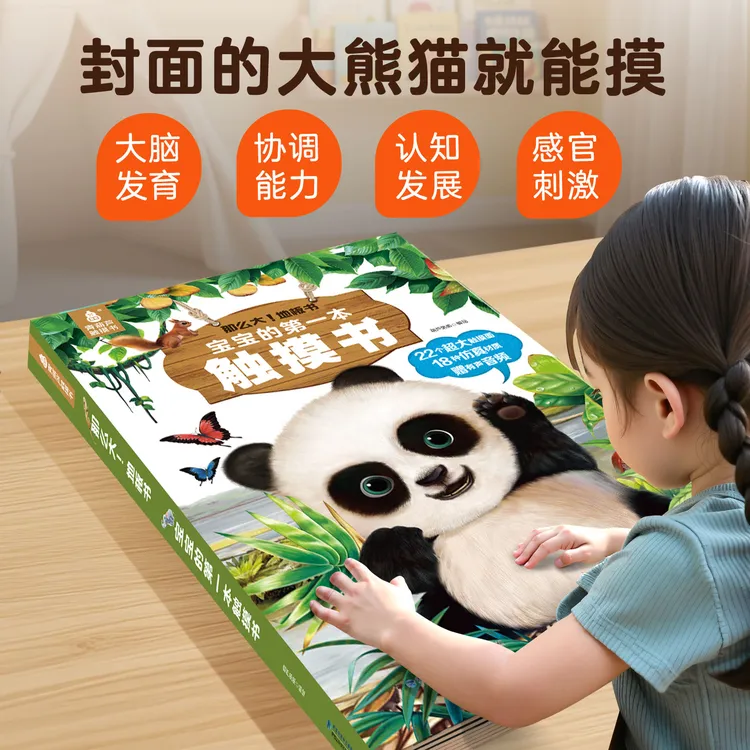 青葫芦0-3岁幼儿早教快乐启蒙认知宝宝第一本触摸书儿童入园必备商品图