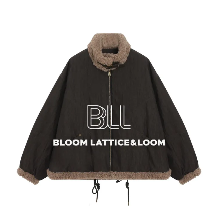 PCNY「假日晨光」不理理冬季新款小众女装宽松百搭休闲毛绒鹅绒外套