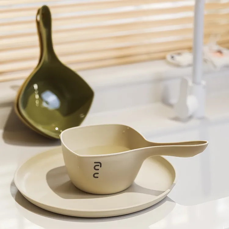 加厚水瓢大号长柄加深浇菜水舀创意摔不坏面瓢可悬挂家用塑料水勺