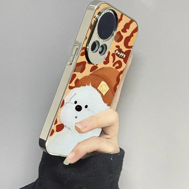 冬帽小白狗适用华为nova13手机壳高级感新款HUAWEInova12pro外壳
