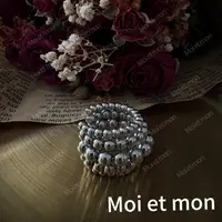 合金耳饰 【Moi et mon】新款复古百搭时尚轻奢气质简约耳夹