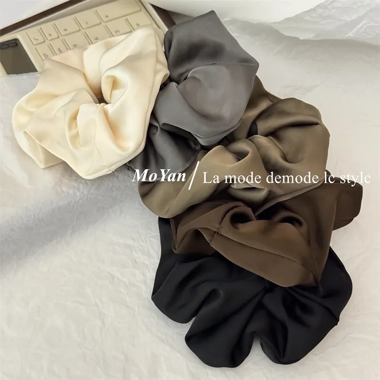 秋冬缎面大肠发圈女2024新款高级感扎头皮筋发绳头发头绳头饰发饰