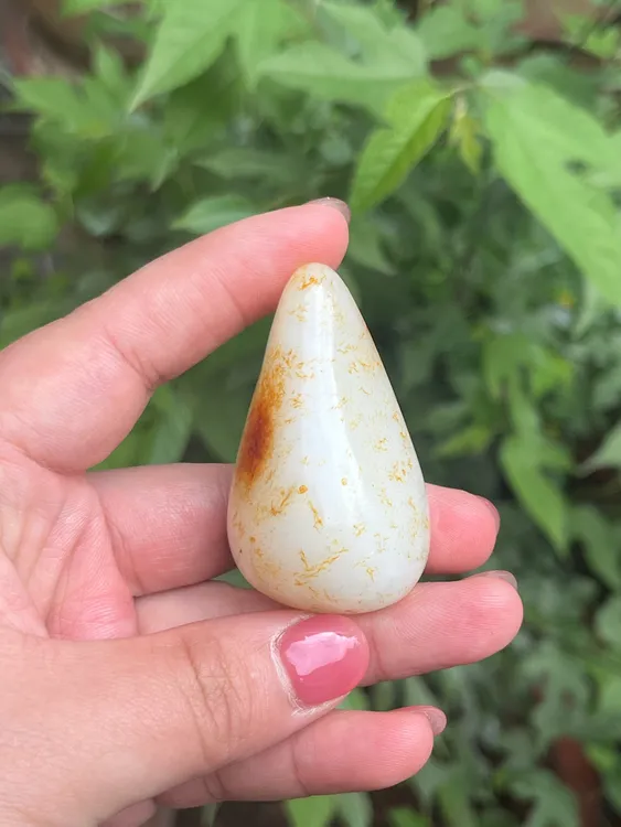 【底价已开价】 57.6克和田玉红皮手把件图文87