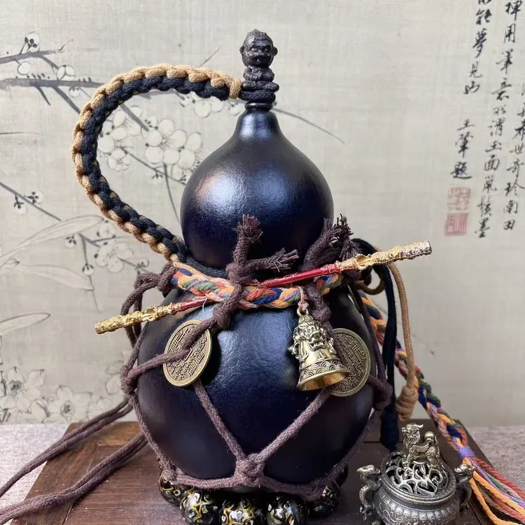 【视频同款】黑神话悟空款优质大漆酒葫芦非遗漆器(随缘发)