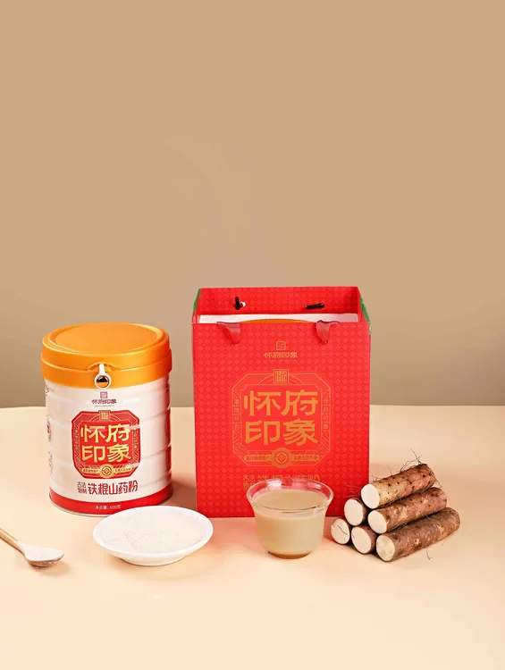 怀府印象绿色食品十年轮种铁棍山药粉怀山药早餐代餐粉
