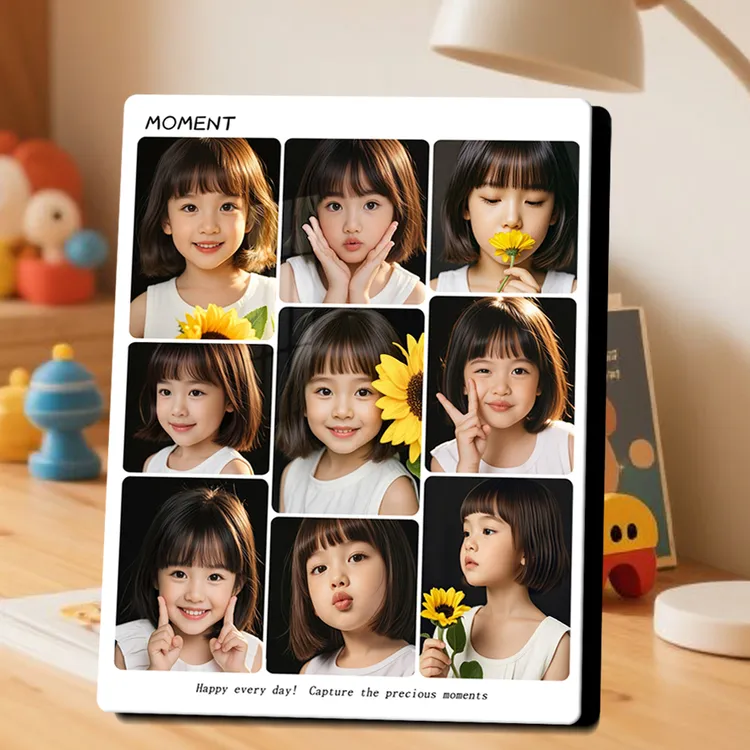 相框定制儿童照片多宫格表情包记录拼接照做桌面摆台相框情侣照片
