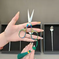 阿嫲的小剪刀 不锈钢复古国风DIY手工小剪刀