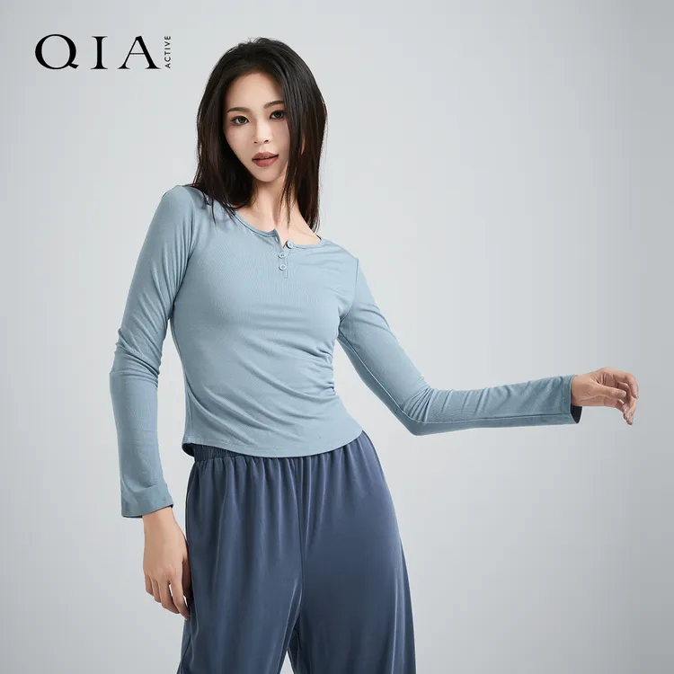 琪亚古典舞练功服长袖日常可穿舞蹈生穿搭现代舞艺考形体服上衣