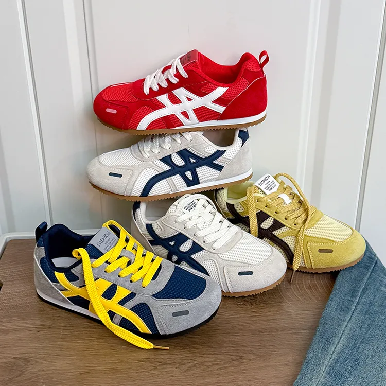 【爆款】2025秋季新款德训鞋女阿甘鞋复古时尚运动平底潮流软底女鞋