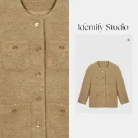  IDENTIFY秋季新款经典百搭时尚亮片设计外套25AWss0927101