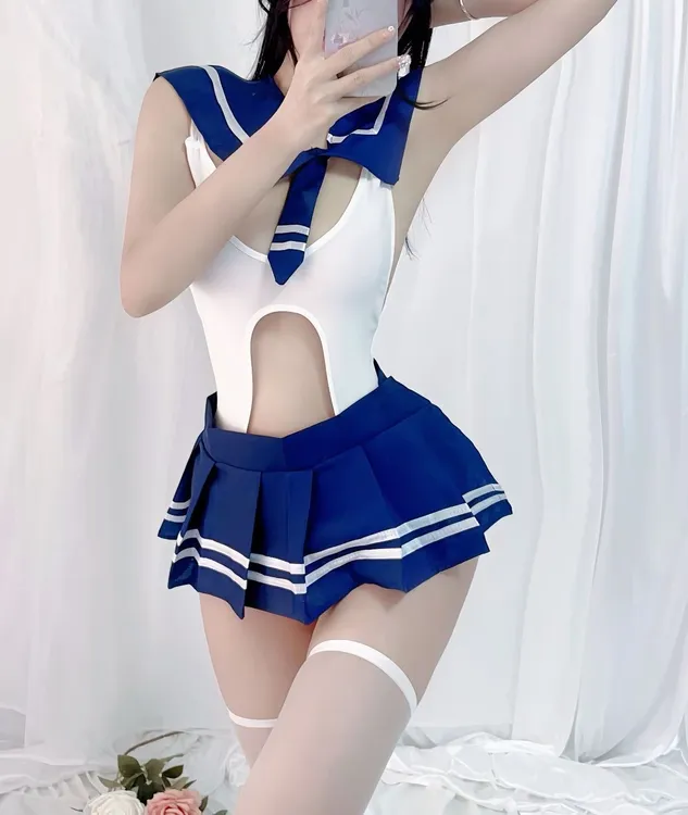 女生内衣性感内衣高级感火辣睡衣校园jk纯欲风短裙套装睡裙