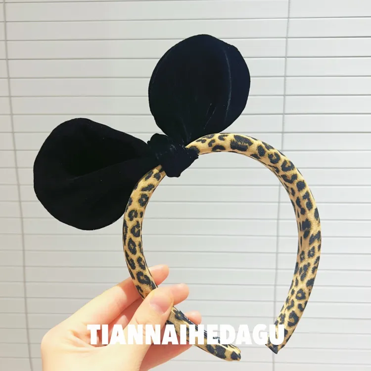 米奇耳朵可爱文艺发箍 增高颅顶简约可爱卡通百搭时尚发饰头箍