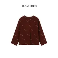 【TOGETHER】·棠梨·冬季双面毛呢短款圆领简约高级感大衣YX1251109Y