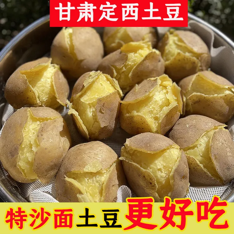 甘肃定西粉面土豆5斤9斤应季蔬菜