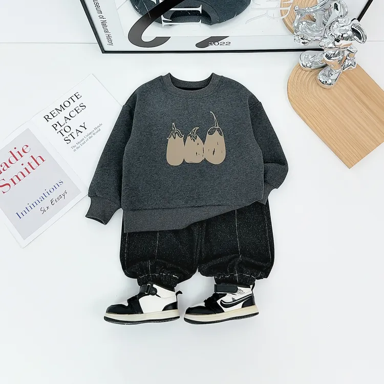 儿童秋卫衣长袖2025新款秋装男童秋冬上衣 FB25292 悠悠童话童装