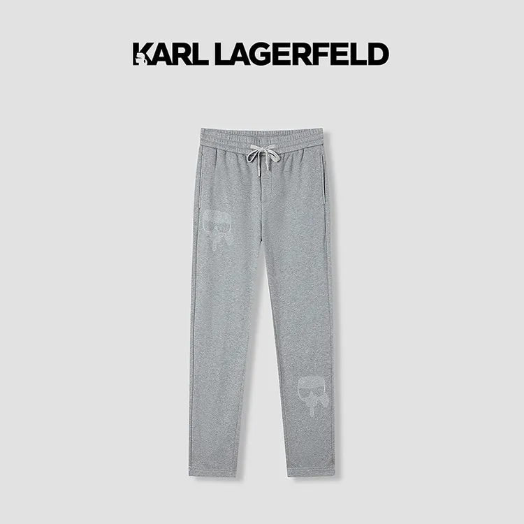 【官方男装】KARLLAGERFELD卡尔拉格斐正品直筒针织裤1K1D50405196