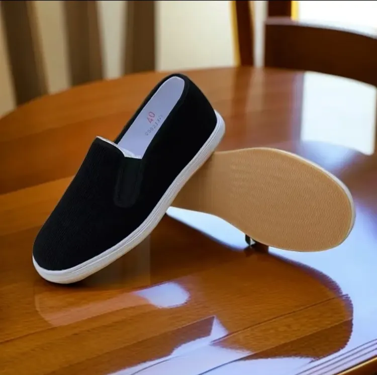 大顺坊布鞋透气一脚蹬布底防滑耐磨软底舒适千层底休闲夏季布鞋