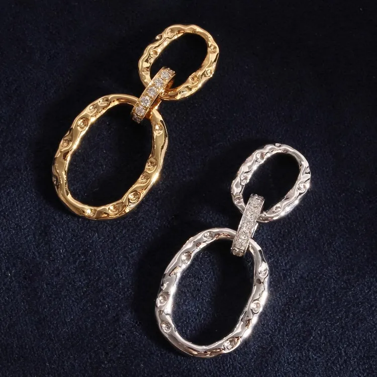 珠串链金色圈圈万能扣串珠拼接DIY配件项链加长延长链小众首饰女 