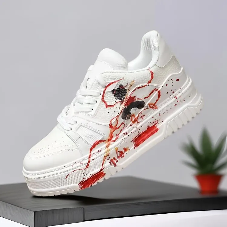 男板鞋秋季新款2025时尚百搭潮流厚底干净小白鞋明星同款网红鞋子