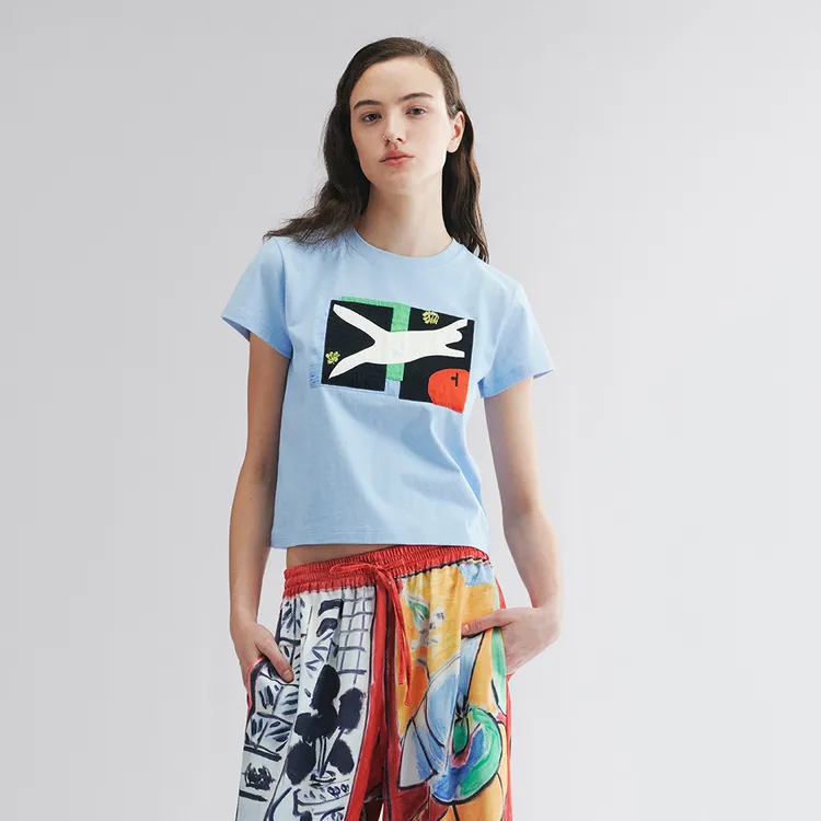 UOOYAA乌丫 | 蓬皮杜中心胶囊系列T恤4131