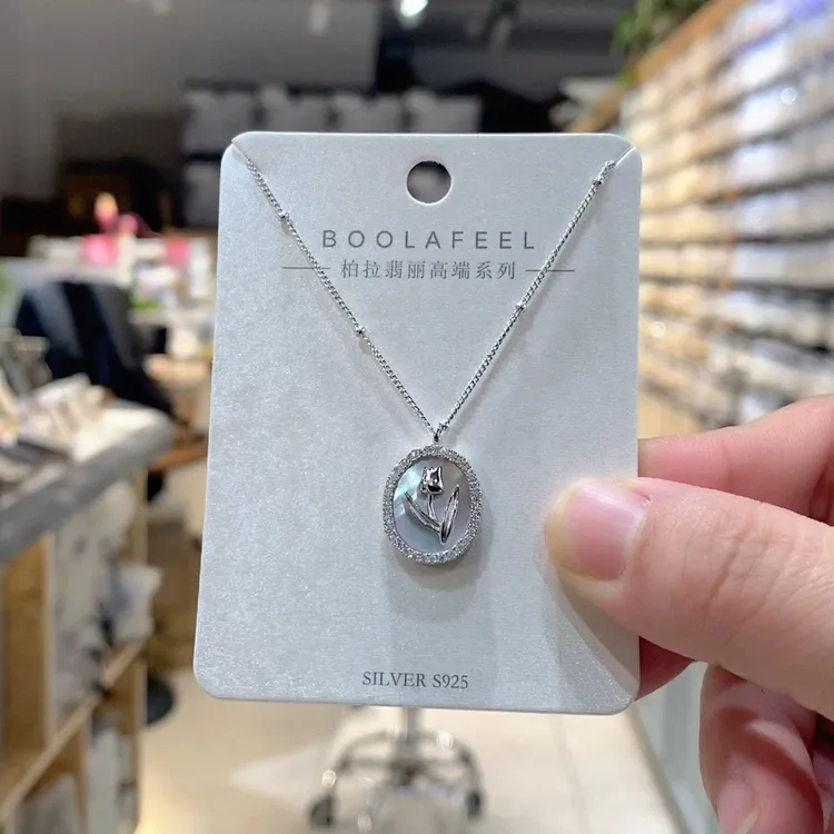 链子925银 00388高端定制古丽品牌新款s925纯银项链