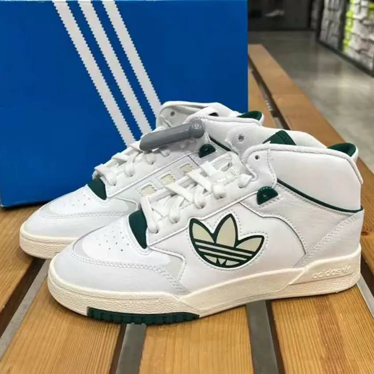 正品Adidas阿迪达斯三叶草Drop Step XL男时尚百搭高帮板鞋IG8532