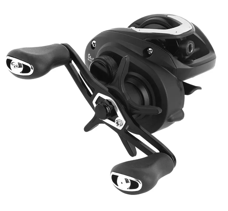 得趣DC骚音水滴轮自带抛投烧音防炸线路亚轮打黑泛用双刹车渔线轮