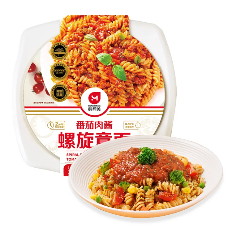 达人专享韩熙美番茄肉酱螺旋奶油芝士通心粉速食意面料理
