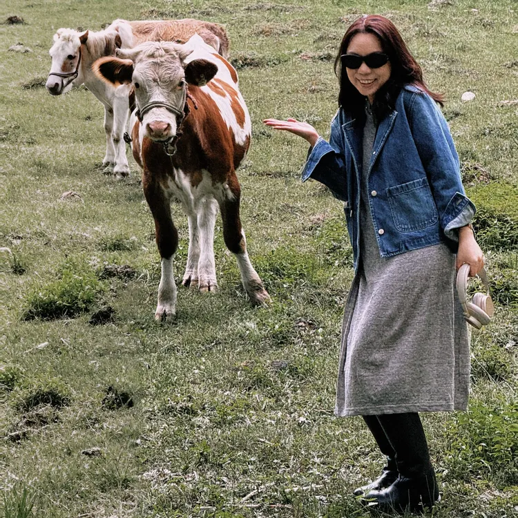 Ms.Qnn“丹宁姿态”环保牛仔时髦可拆卸连帽牛仔短外套 5080C Q姐