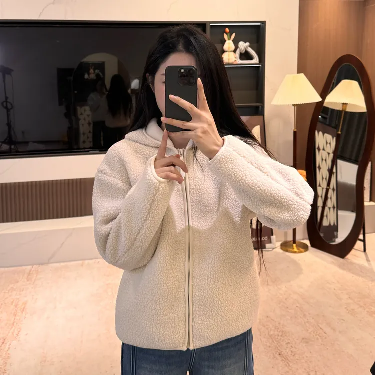 宿慕SUMU 韩版加厚百搭休闲宽松连帽外套11-11冬季新款外套002