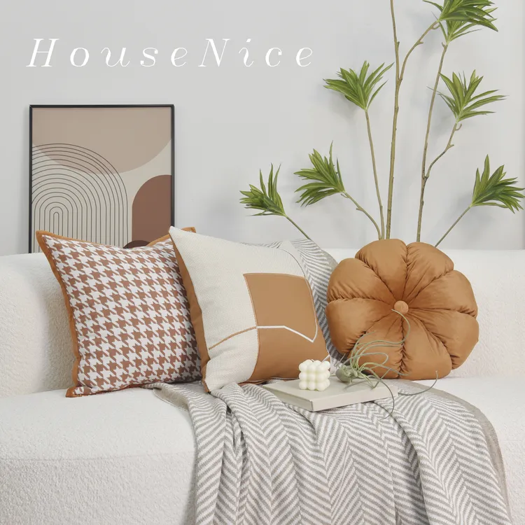 奶油风花苞抱枕花朵造型高级感靠枕沙发客厅床头靠垫靠背床头垫