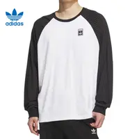 【流光风】adidas阿迪达斯三叶草男子运动休闲长袖T恤KD1854