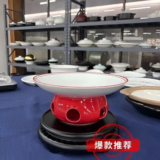两套起拍加热保温陶瓷干锅爆款小炒红烧明炉小炒店必选商用餐具