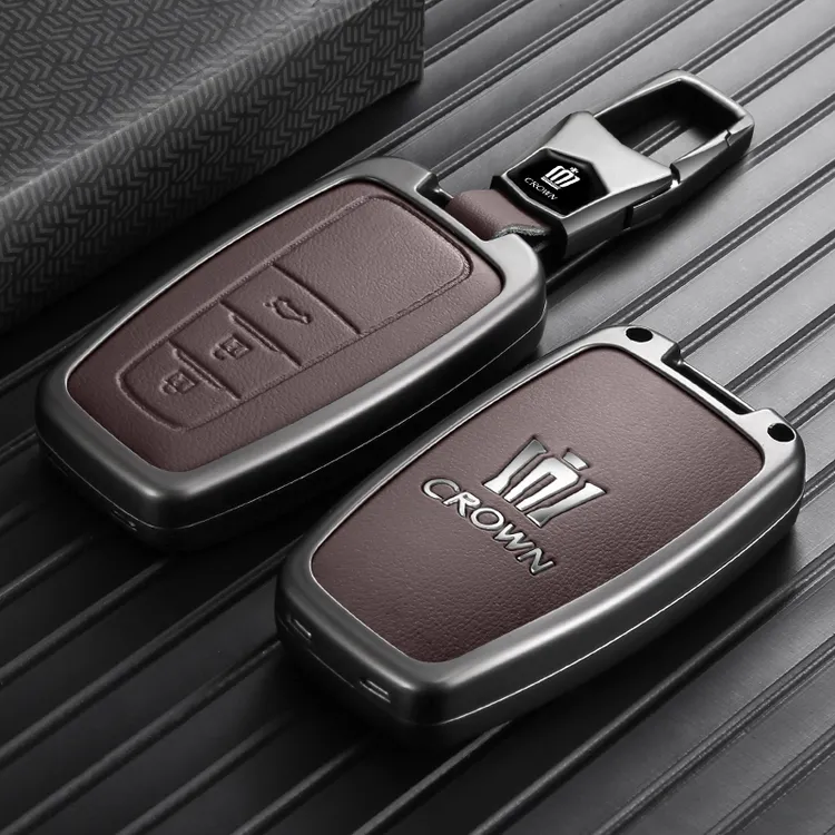 皇冠陆放钥匙套专用21-24款丰田皇冠13/14/15/16代改装用品车壳扣
