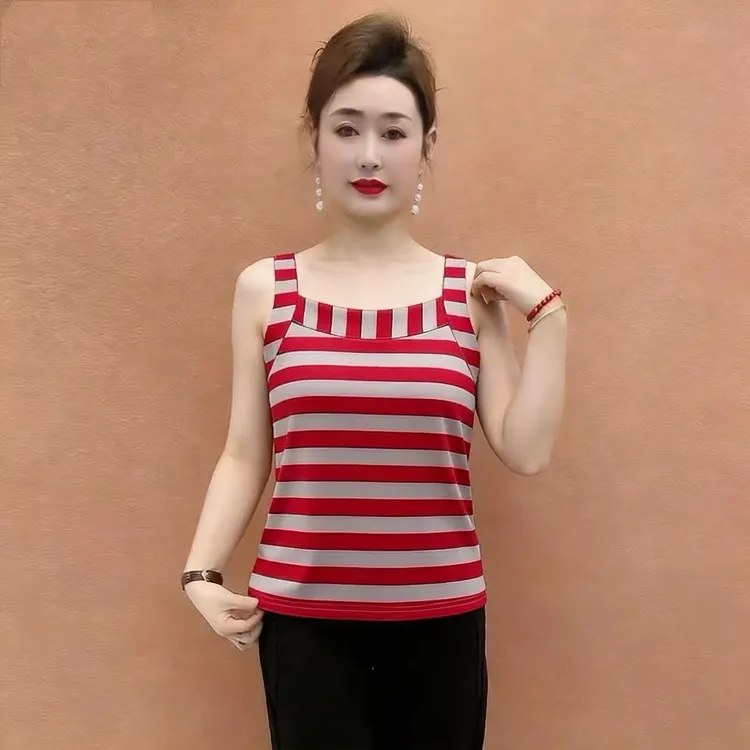 断码捡漏~夏季女装专柜剪标高档吊带上衣背心修身遮肉百搭上衣潮商品图