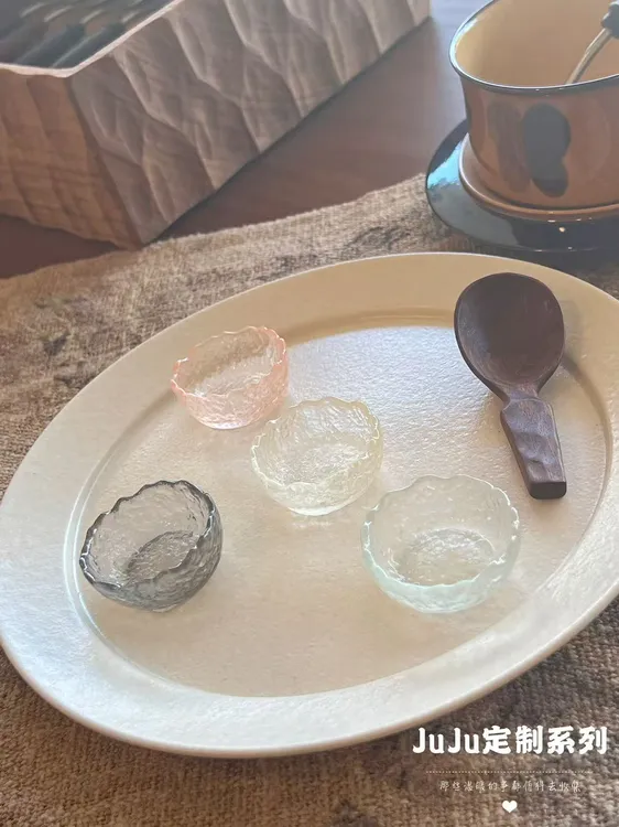 【JuJu定制-宜家玻璃碗】定制仿真食玩DIY树脂配件摆件装饰树脂容器