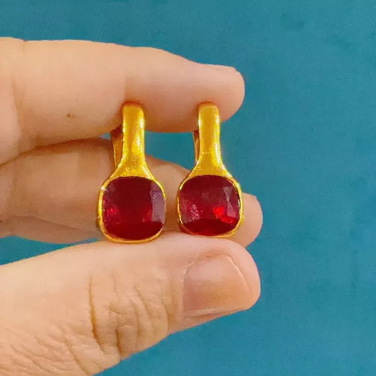 铜合金耳饰 铜合金 时尚精美可爱手工简单耳环  011064