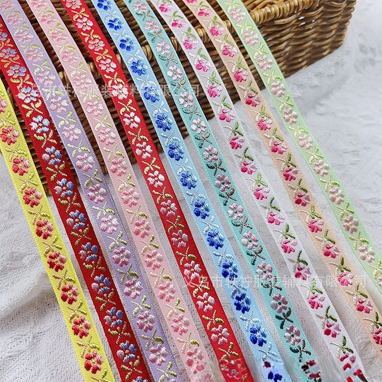 【九日DIY】新款厘米宽少数民族风提花织带汉服服装辅料手工材料