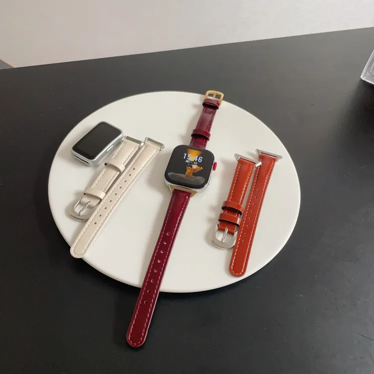 MC适用于华为fit4/fit4pro表带fit3马油皮秋冬华为手环1098代腕带