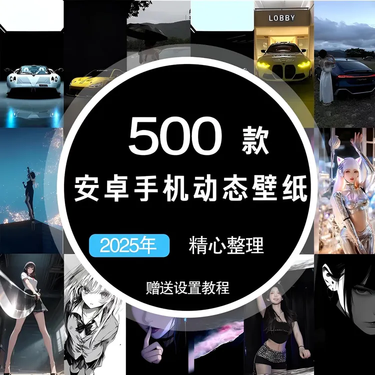 500款高清动态壁纸手机动态壁纸动漫二次元女生安卓手机动态壁纸