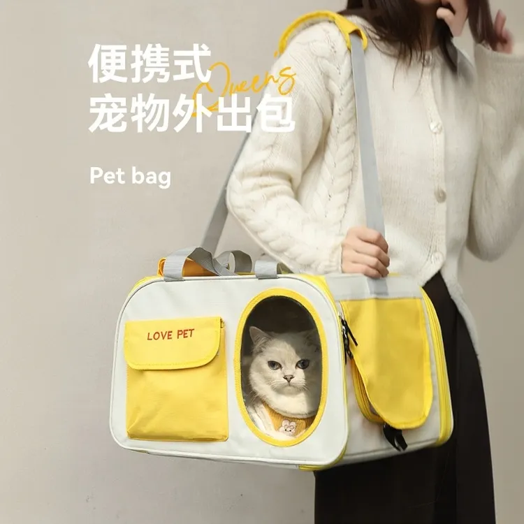 猫包外出便携猫咪背包太空舱猫笼手提式猫袋大容量高颜值宠物猫箱