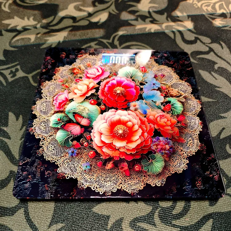 暗里繁花体重秤家用精准电子秤充电款高精度人体称重计居家